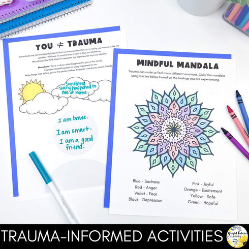 Trauma Individual Counseling Curriculum + Data Tracking Tools